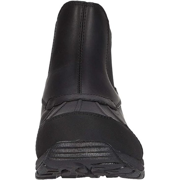 UGG Butte Chelsea leather fur waterproof black boot. Size: 11 - Picture 12 of 13